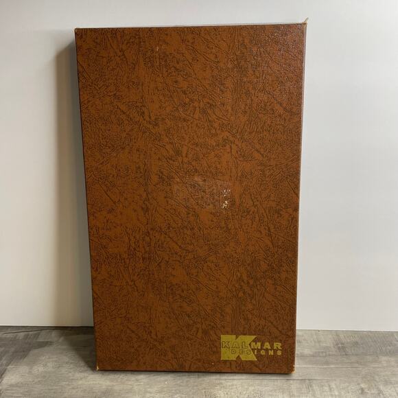 Vintage KALMAR Italy Brushed Stainless Steel Salad Serving Salad Box Set MCM - Picture 6 of 7